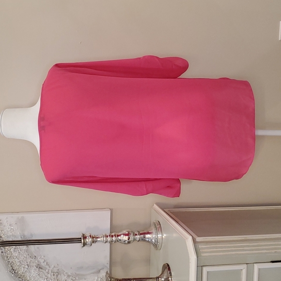 Chaus NWT Size Medium Hot Pink Blouse! 💟💟💟 - Picture 8 of 16